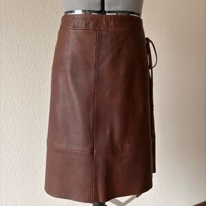 NWOT Banana Republic Genuine Leather Skirt